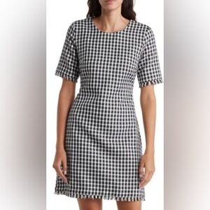 NWT Tahari Houndstooth Sheath Dress Size 8